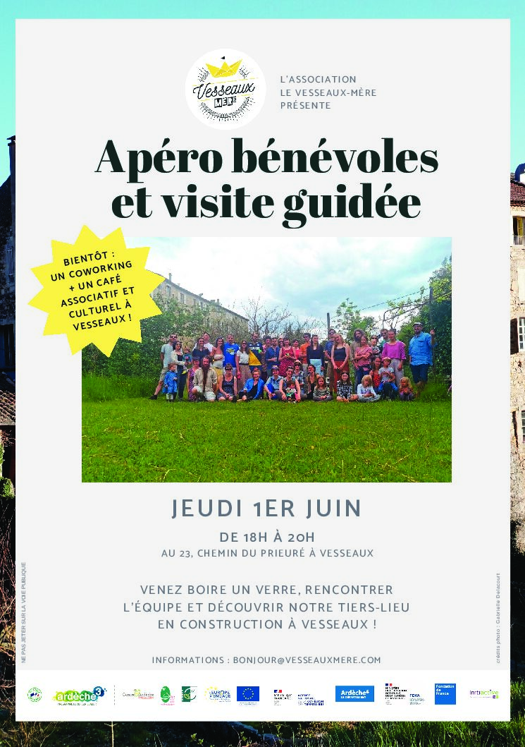 202305_Affiche_A5_Apéro_Bénévole Conseillere numérique Vesseaux-Mère
